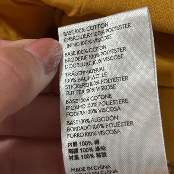 Anthropologie Sibyl Embroidered Mini Dress •Size 12• - Picture 8 of 8